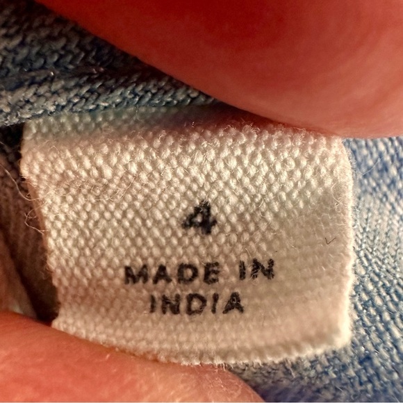 GAP Button-Down Midi Dress Medium Indigo Size 4 - Picture 10 of 13